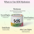 SOS Hydration Electrolyte Powder Drink Mix