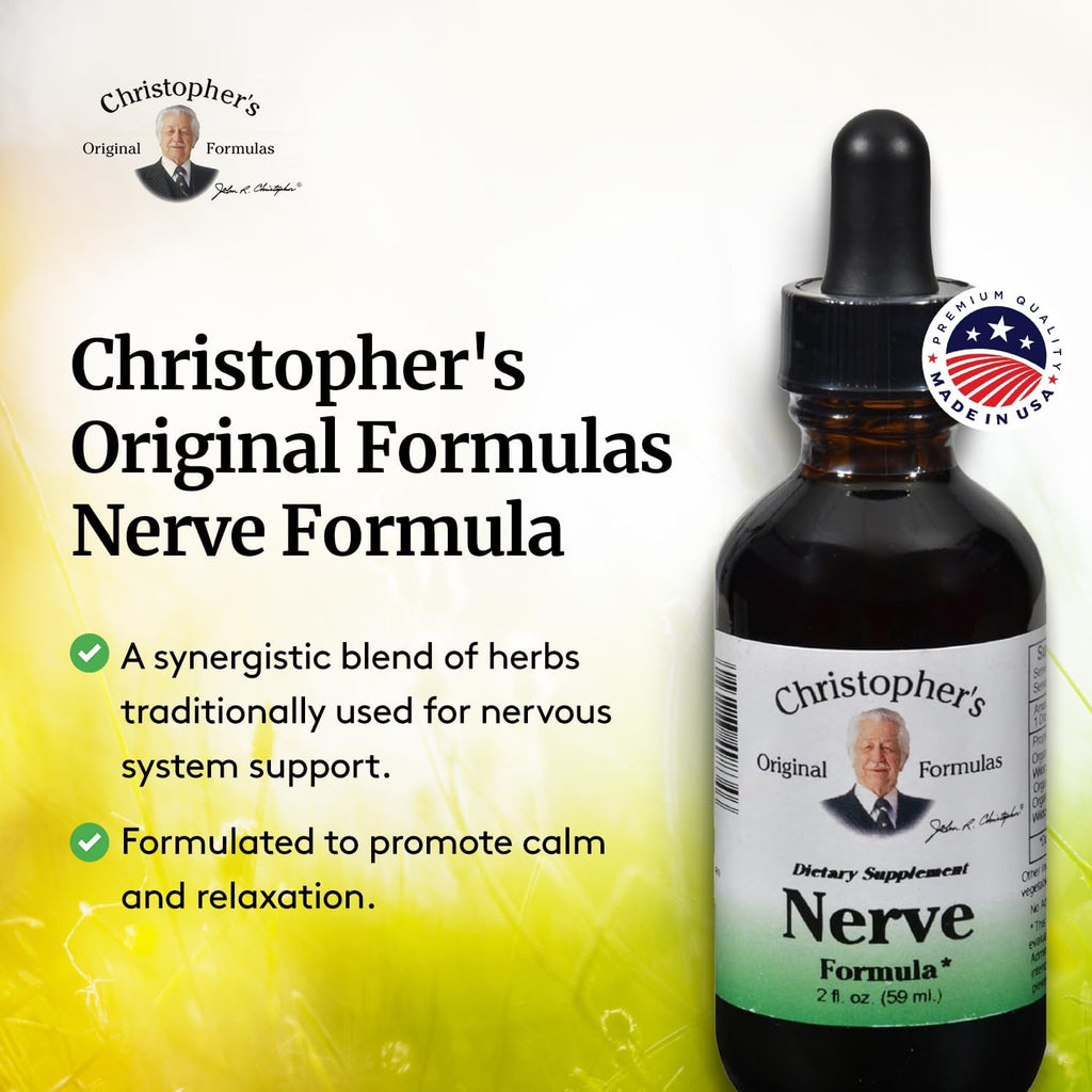 Christopher's Original Formulas Nerve Formula Herbal Supplement - 2 oz - image 4