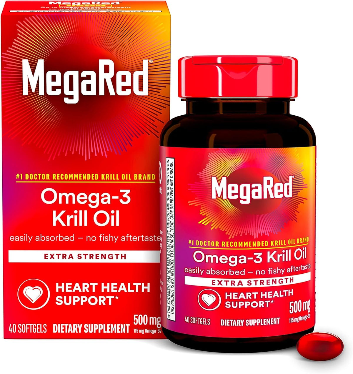 Schiff Vitamins Mega Red Extra Strength Omega-3 - 40 Softgels
