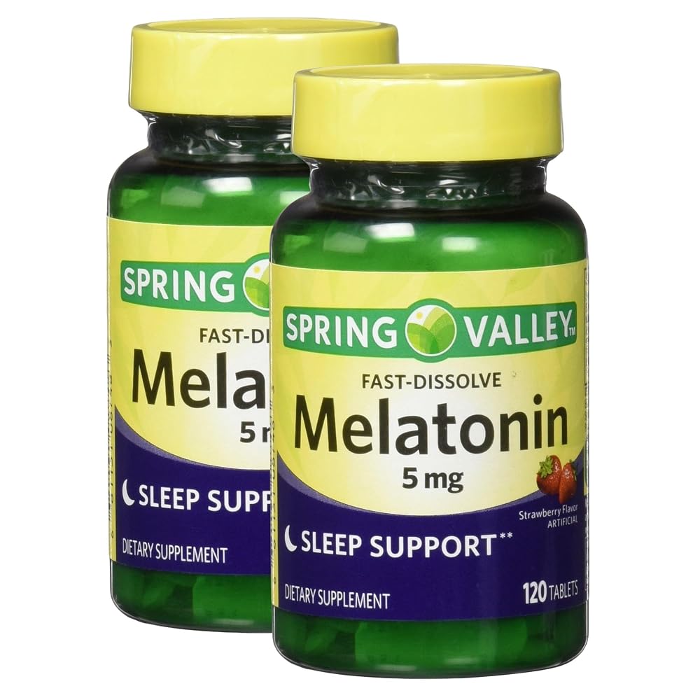 Unique Bundle Melatonin Fast-Dissolving 5mg Sleep Support - 240 Tablets