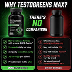 Live Anabolic TestoGreens Max Men's Greens Supplement - 60 Capsules - image 7