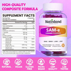 NATISLAND SAM-e with L-Tyrosine Gummies B-Complex - 60 Gummies - image 3