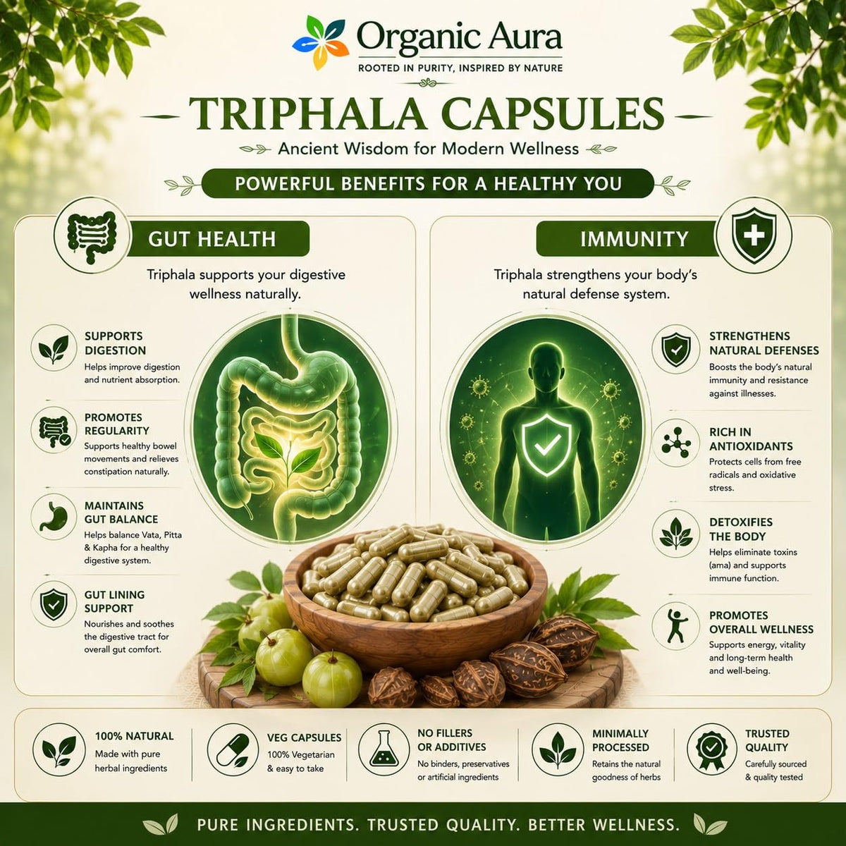 Organic Aura International Herbal Capsules