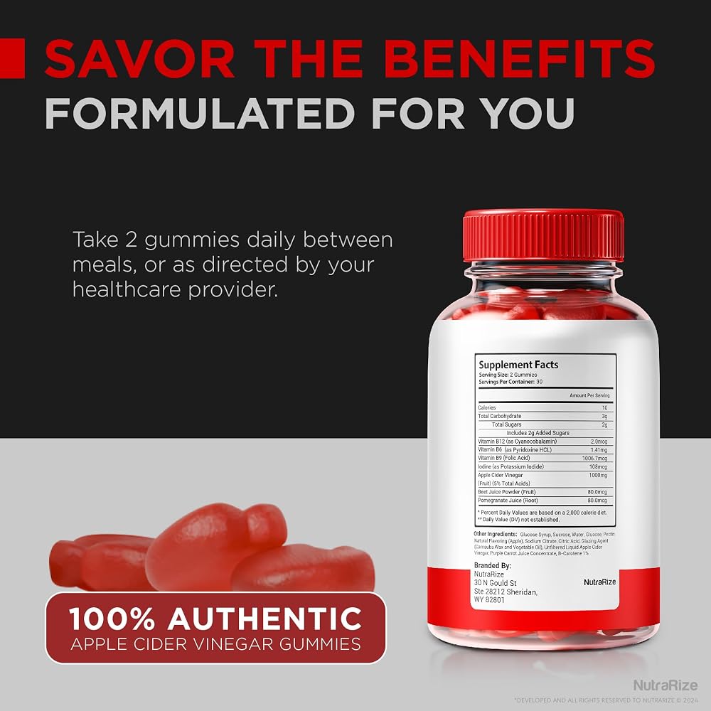 NutraRize Trim Vantage Keto ACV Gummies - 120 Gummies - image 8