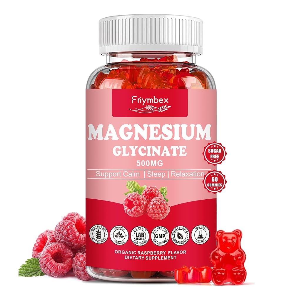 Friymbex Magnesium Glycinate Gummies 500mg - 60 Gummies