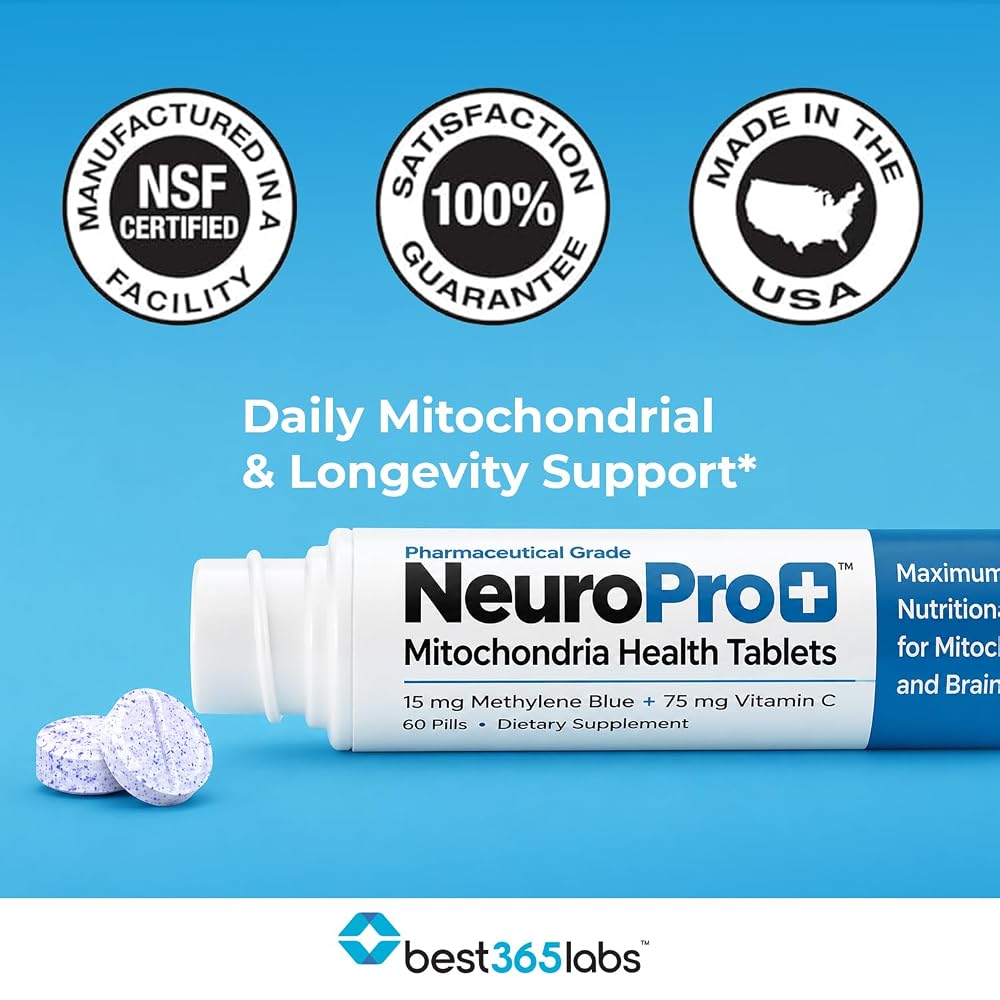 Best 365 Labs NeuroPro+ Methylene Blue & Vitamin C - 60 Tablets - image 5