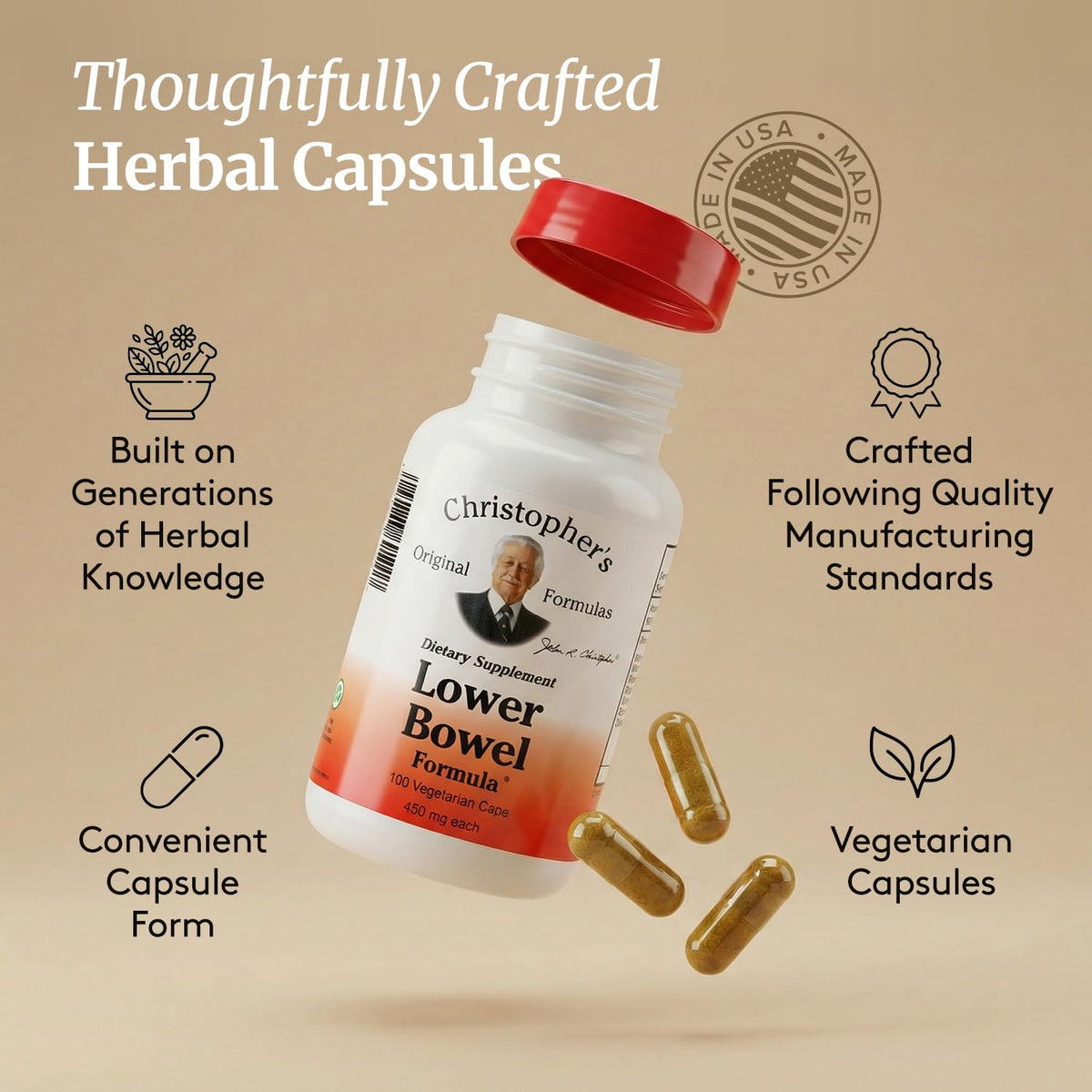 Christopher's Original Formulas Lower Bowel Cleanse Formula - 100 Capsules - image 5