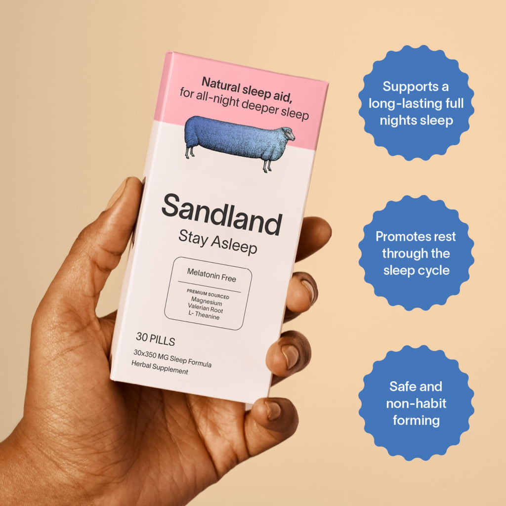 Sandland Stay Asleep Natural Sleep Supplement - 30 Capsules - image 9