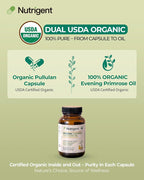 Nutrigent USDA Organic Evening Primrose Oil for Women - 60 Capsules - image 3