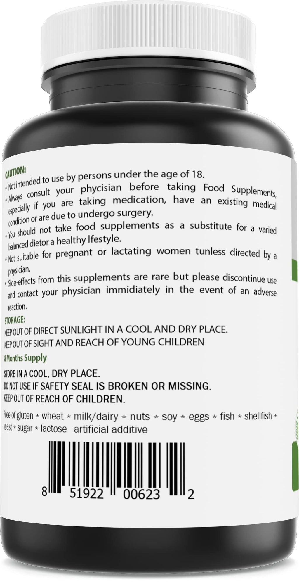 Brieofood Vitamin B6 100 mg - 250 Tablets - image 3