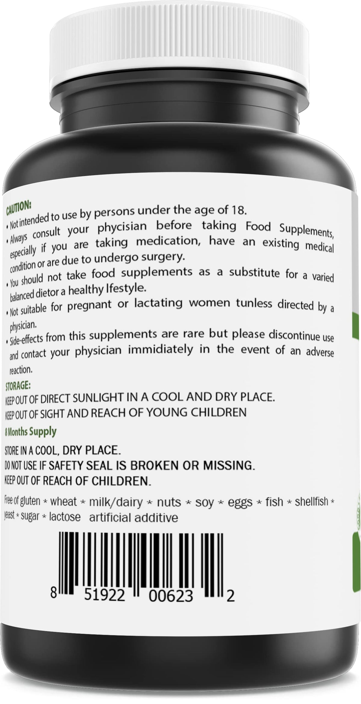 Brieofood Vitamin B6 100 mg - 250 Tablets - image 3