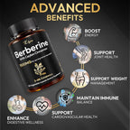 LSOIUX Berberine Supplement with Ceylon Cinnamon & Citrus Bergamot - image 4