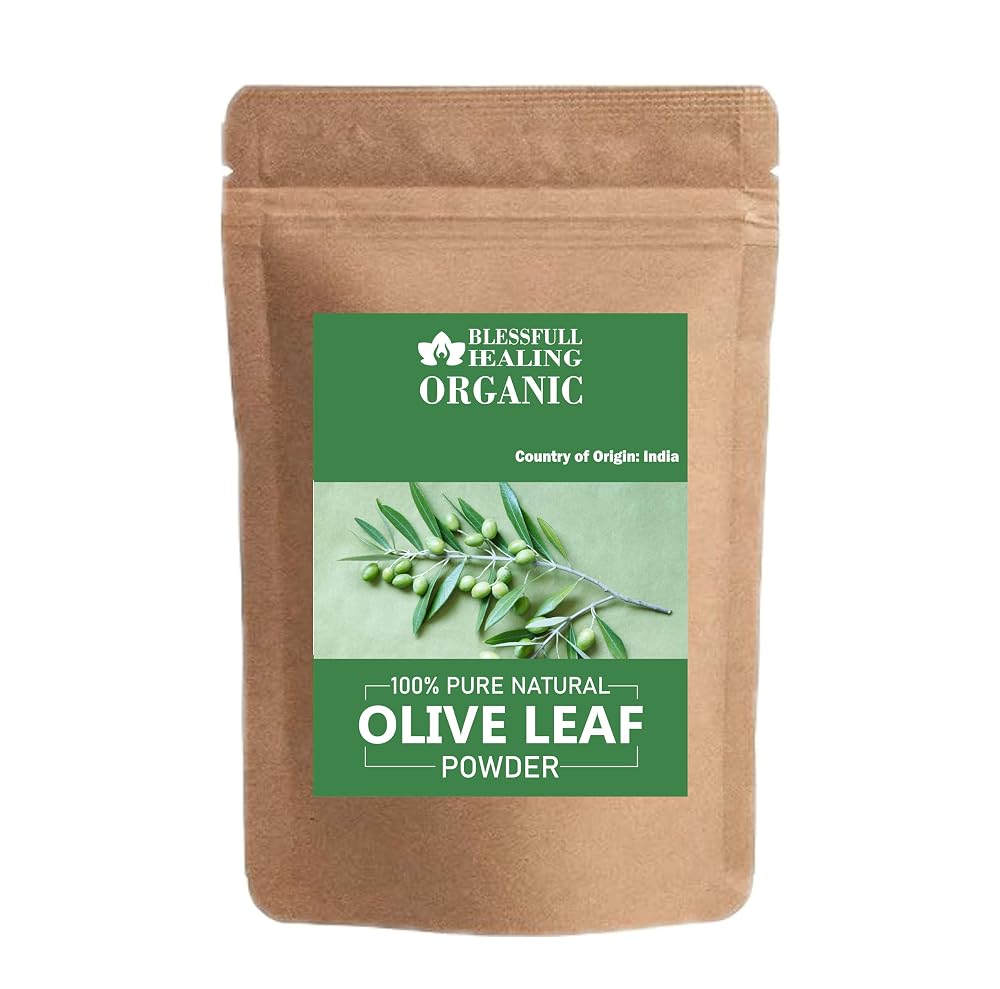Blessfull Healing Organic Olive Leaf Powder 100% Pure Natural 200