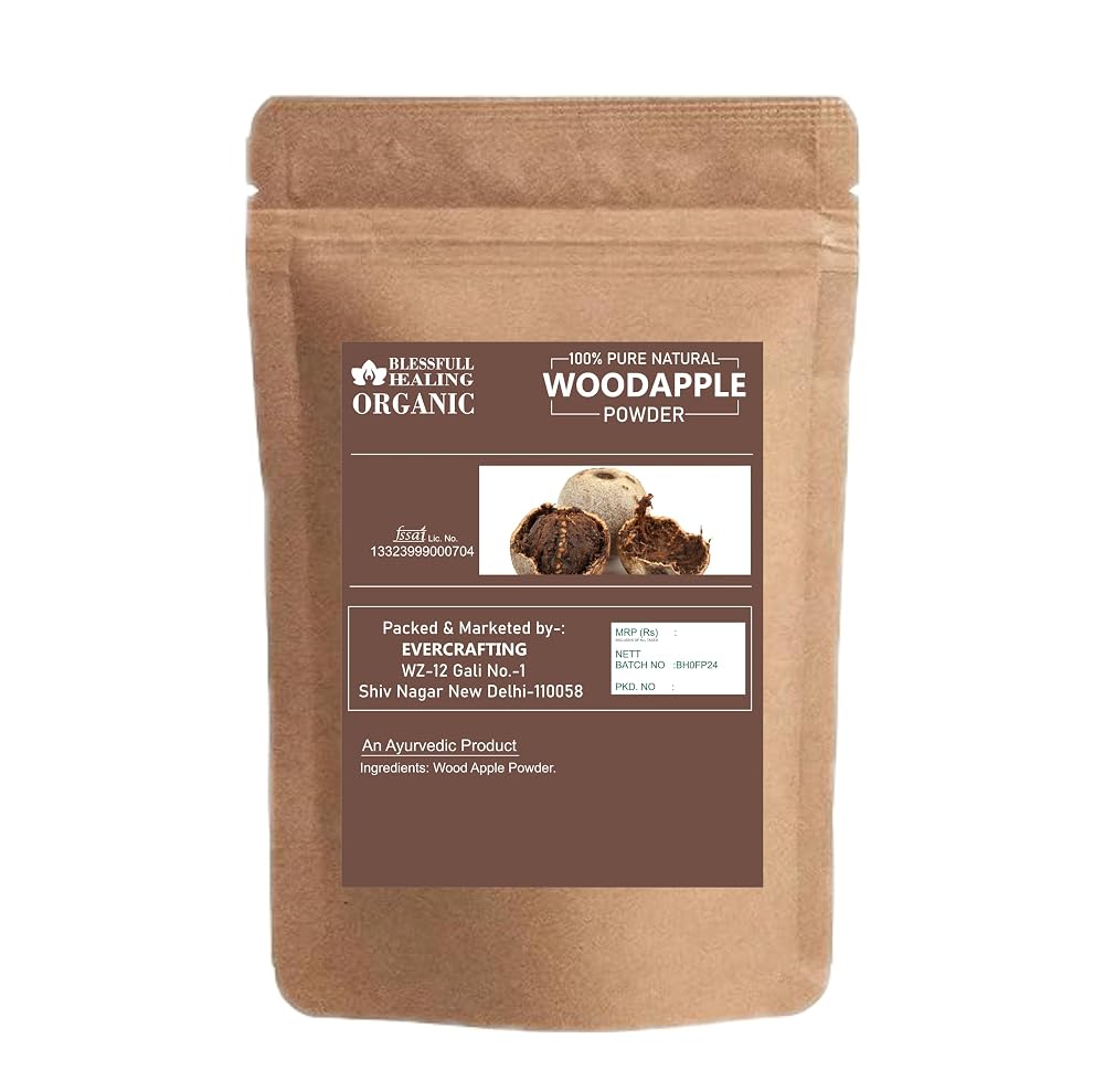Blessfull Healing Organic Woodapple Powder 100% Pure Natural 200 Gram