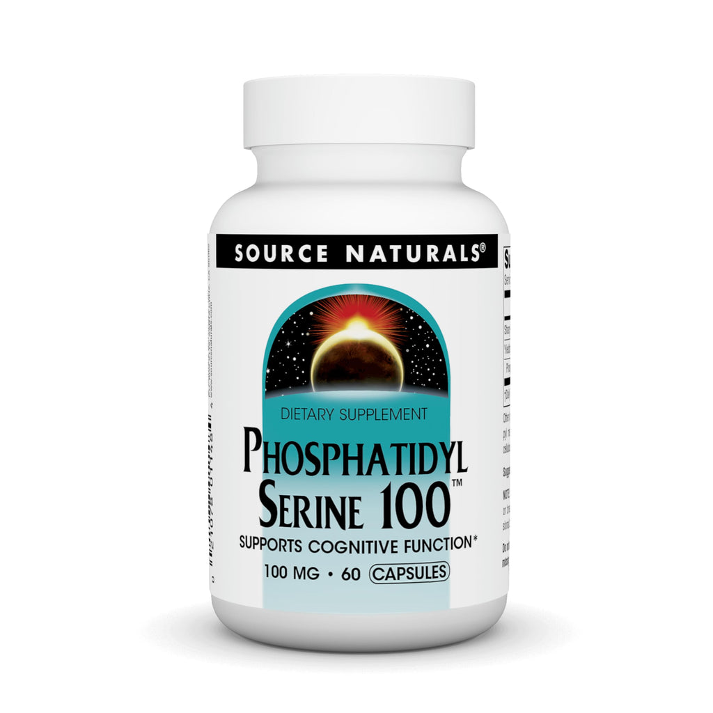 Source Naturals Phosphatidyl Serine 100 mg - 60 Vegan Capsules