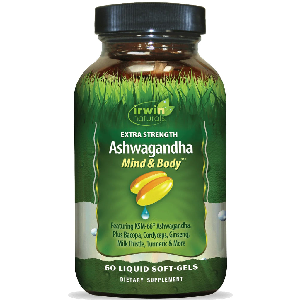 Irwin Naturals Extra Strength Ashwagandha Mind & Body Support - 60 Softgels