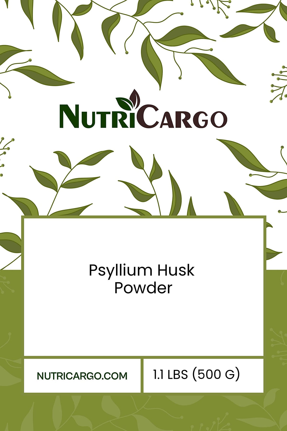 NutriCargo Psyllium Husk Powder - 500 g