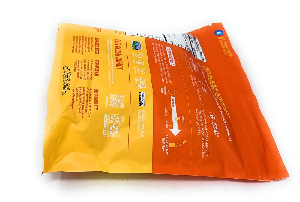Liquid I.V. Hydration Multiplier Plus Immune Support - 26 Stick Packs - image 4