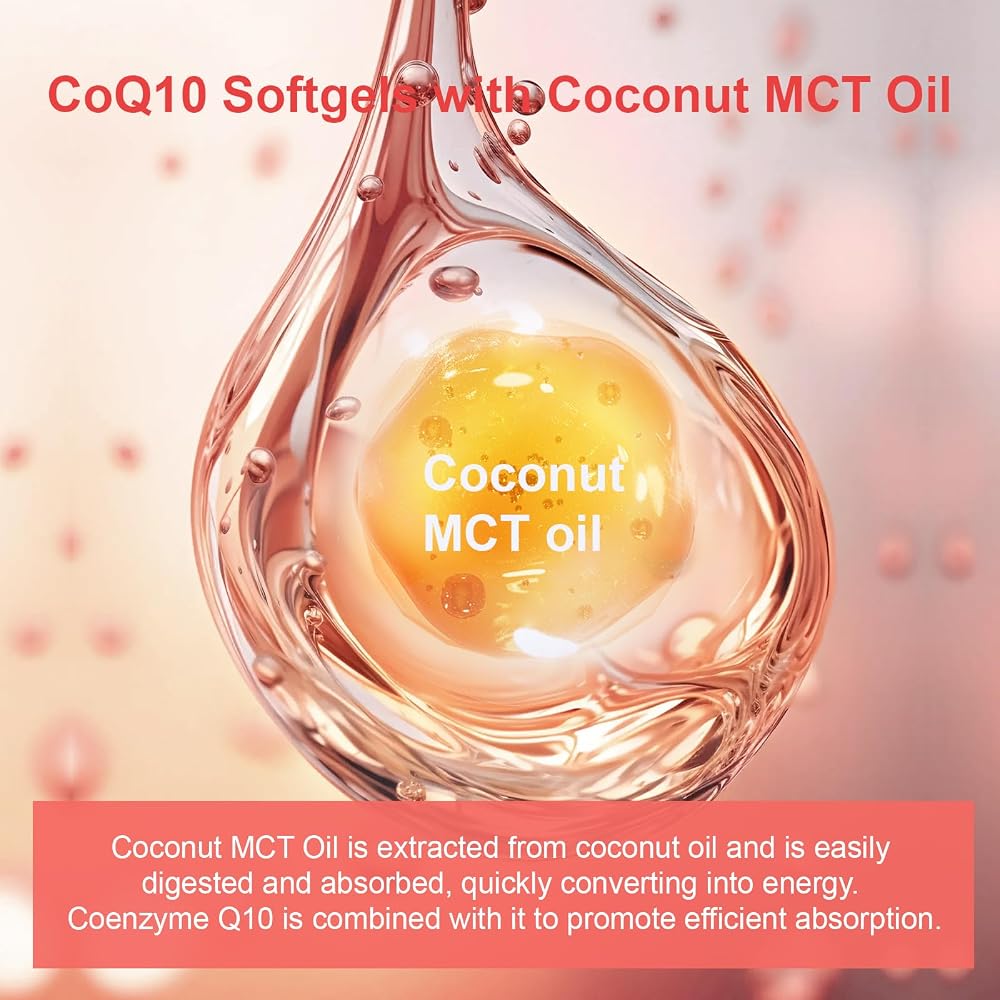 Novafun CoQ10 400mg Supplement for Cellular Energy - 90 Softgels - image 3
