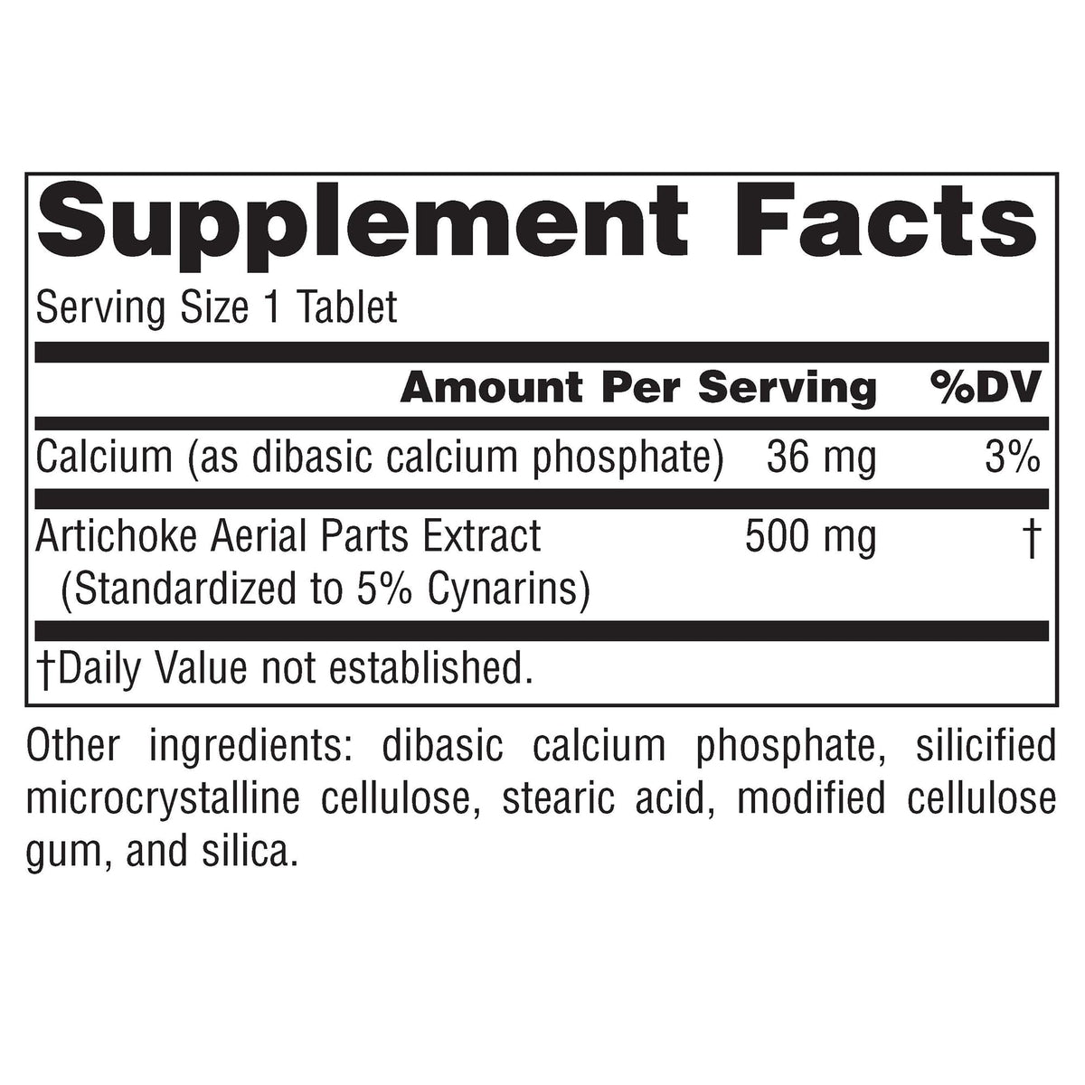 Source Naturals Artichoke Extract 500mg