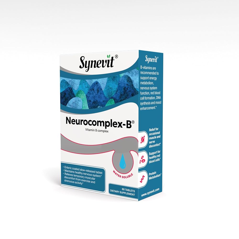Synevit Neurocomplex-B Slow-Release B Complex - 60 Tablets - image 4