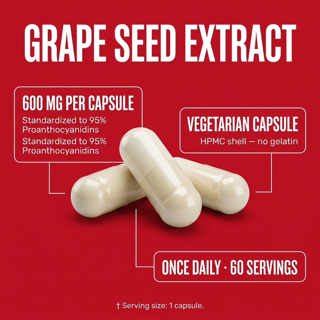 Olympian Labs Grape Seed Extract 600mg - 60 Capsules - image 4