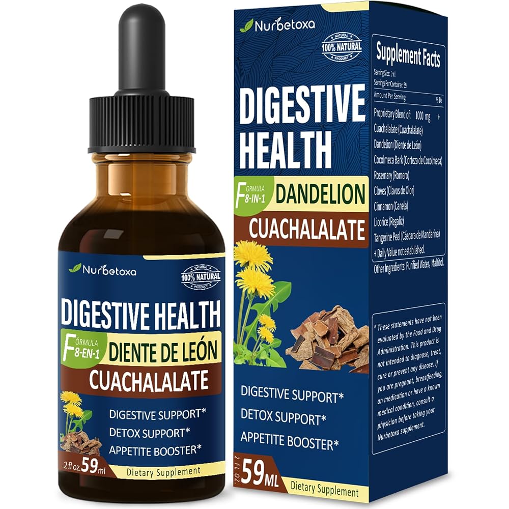 Nurbetoxa Cuachalalate Digestive Health Drops - 2 Fl Oz