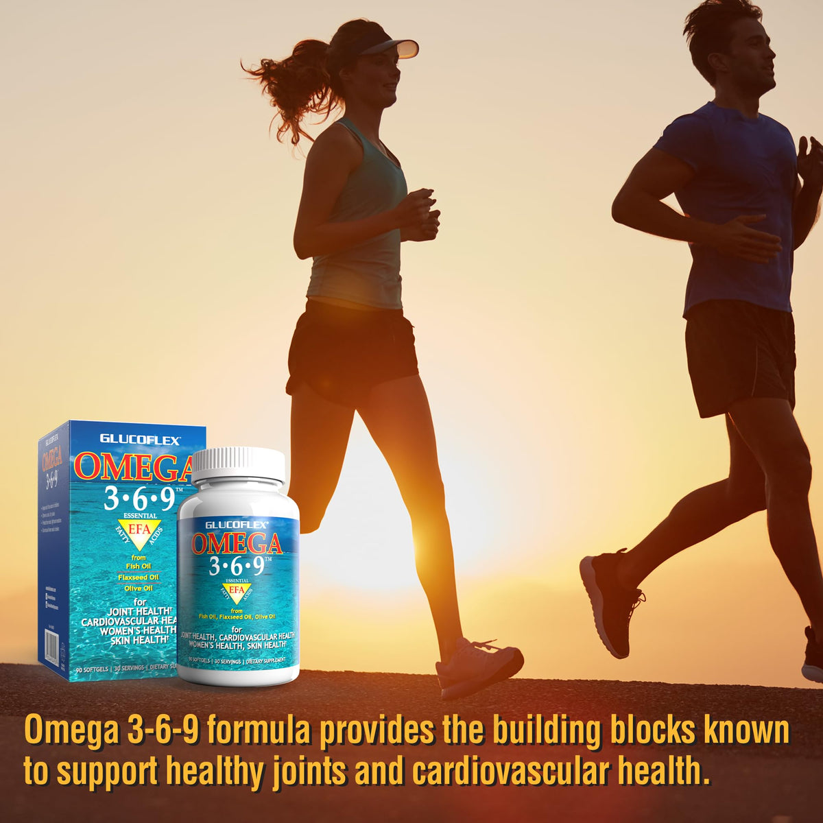 Glucoflex Omega 3-6-9 Fish Oil for Joint Support - 90 Softgels - image 3