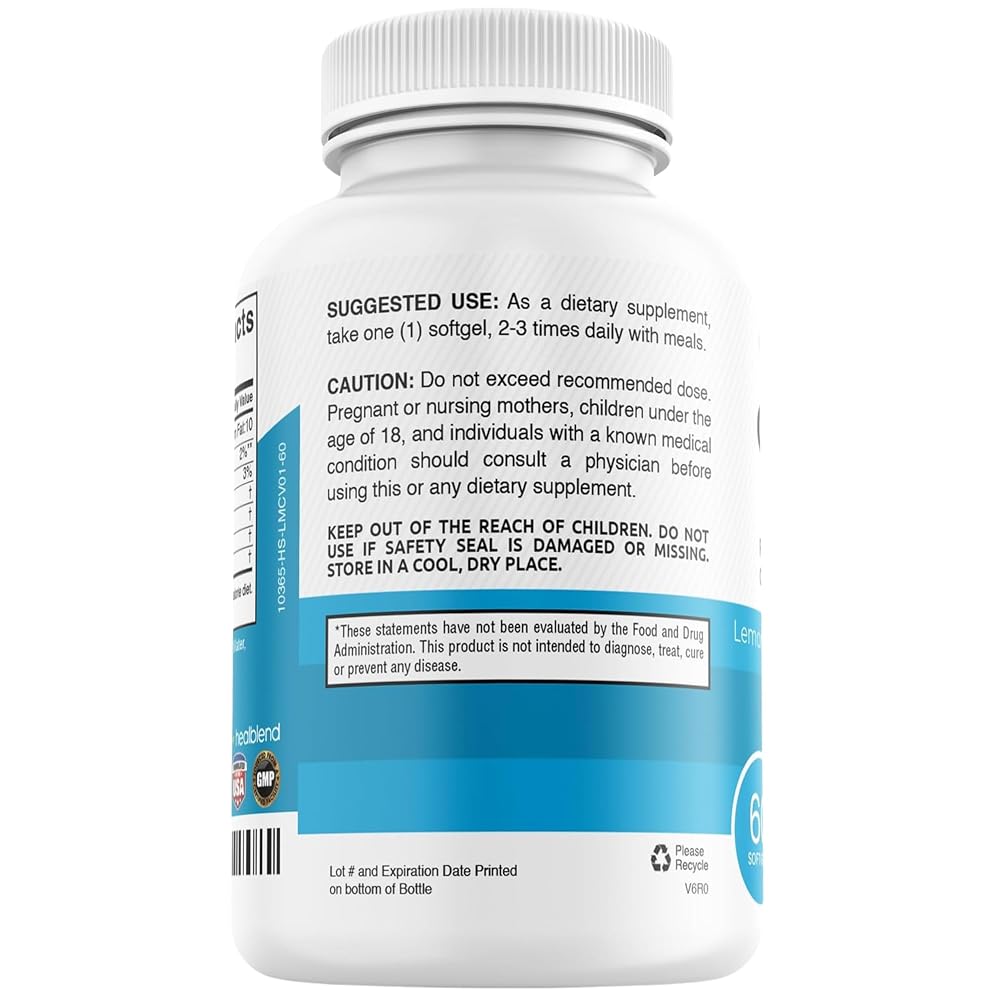 healblend Omega 3 - Pure Fish Oil 36/24-60 softgels