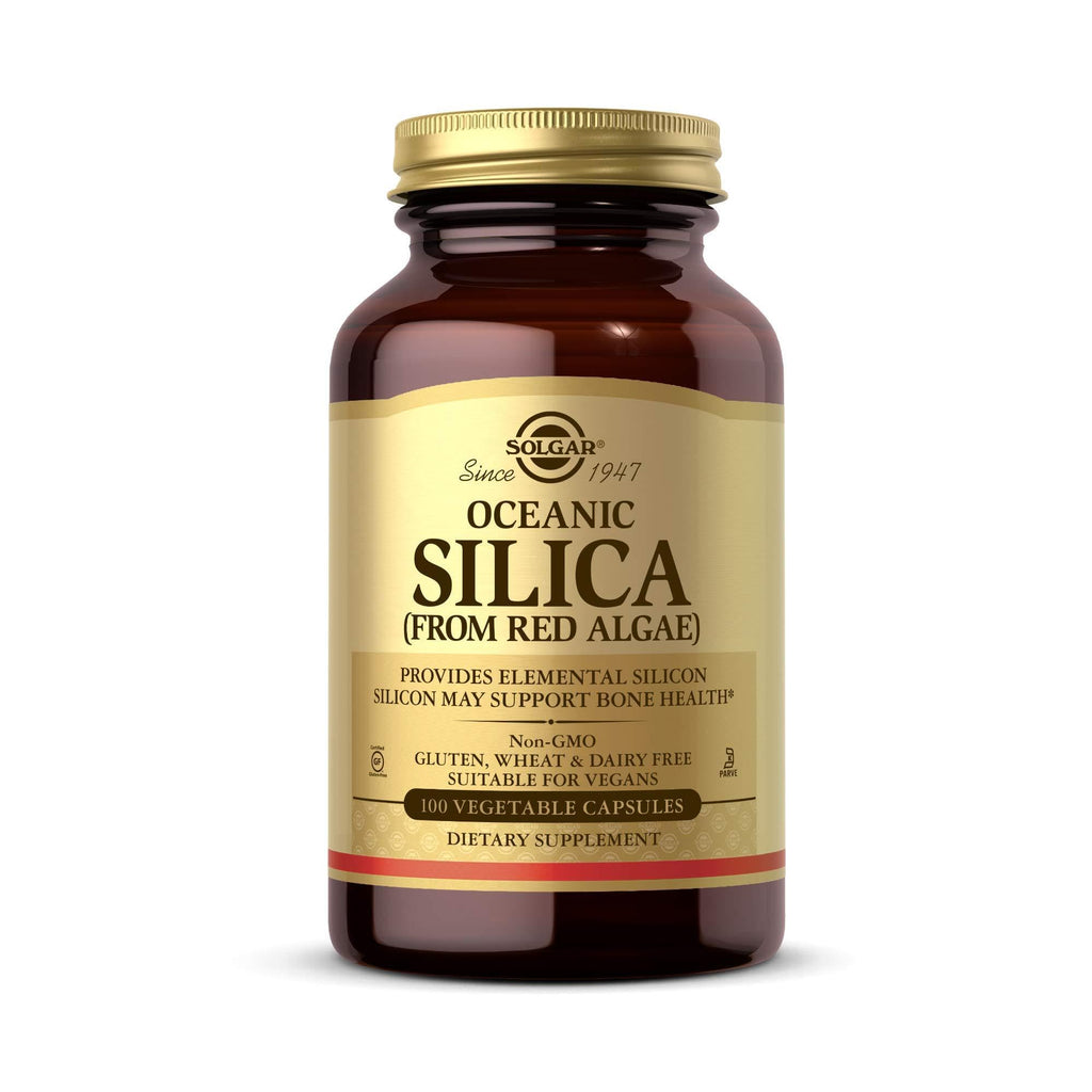 Solgar Oceanic Silica from Red Algae 25 mg - 100 Vegetable Capsules