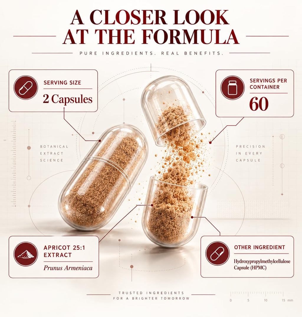 AMALTH Apricot Extract Supplement 500mg - 120 Capsules - image 6