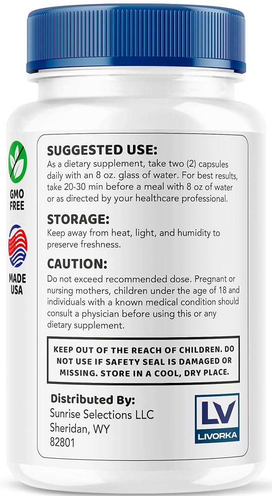 LIVORKA Sciatisoothe Supplement - 60 Capsules - image 5