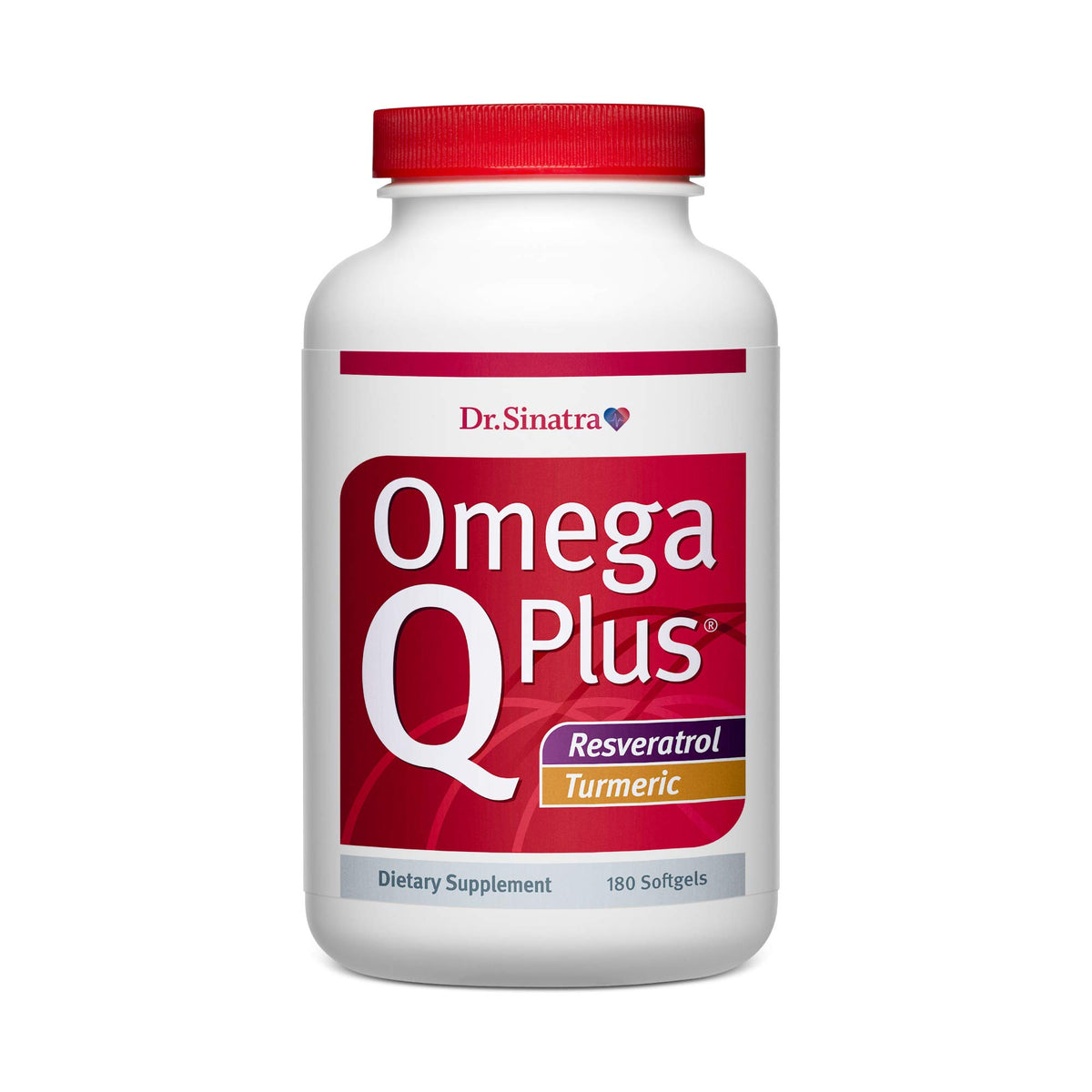 Dr. Sinatra Omega Q Plus Resveratrol and Turmeric - 180 Softgels