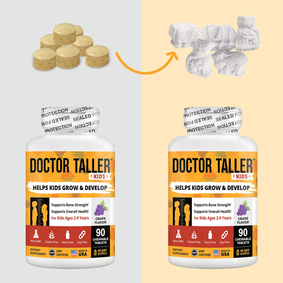 NuBest Doctor Taller Kids Multivitamin for Bone Strength - 1080 Count - image 3