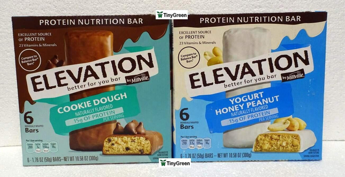 Elevation by Millville Protein Nutrition Bar Bundle - 2 Bars