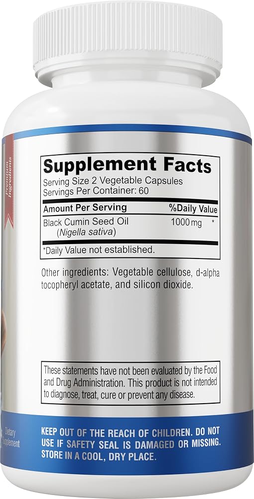 YUMMYVITE Black Seed Oil Capsules for Hair & Skin - 120 Softgels - image 6