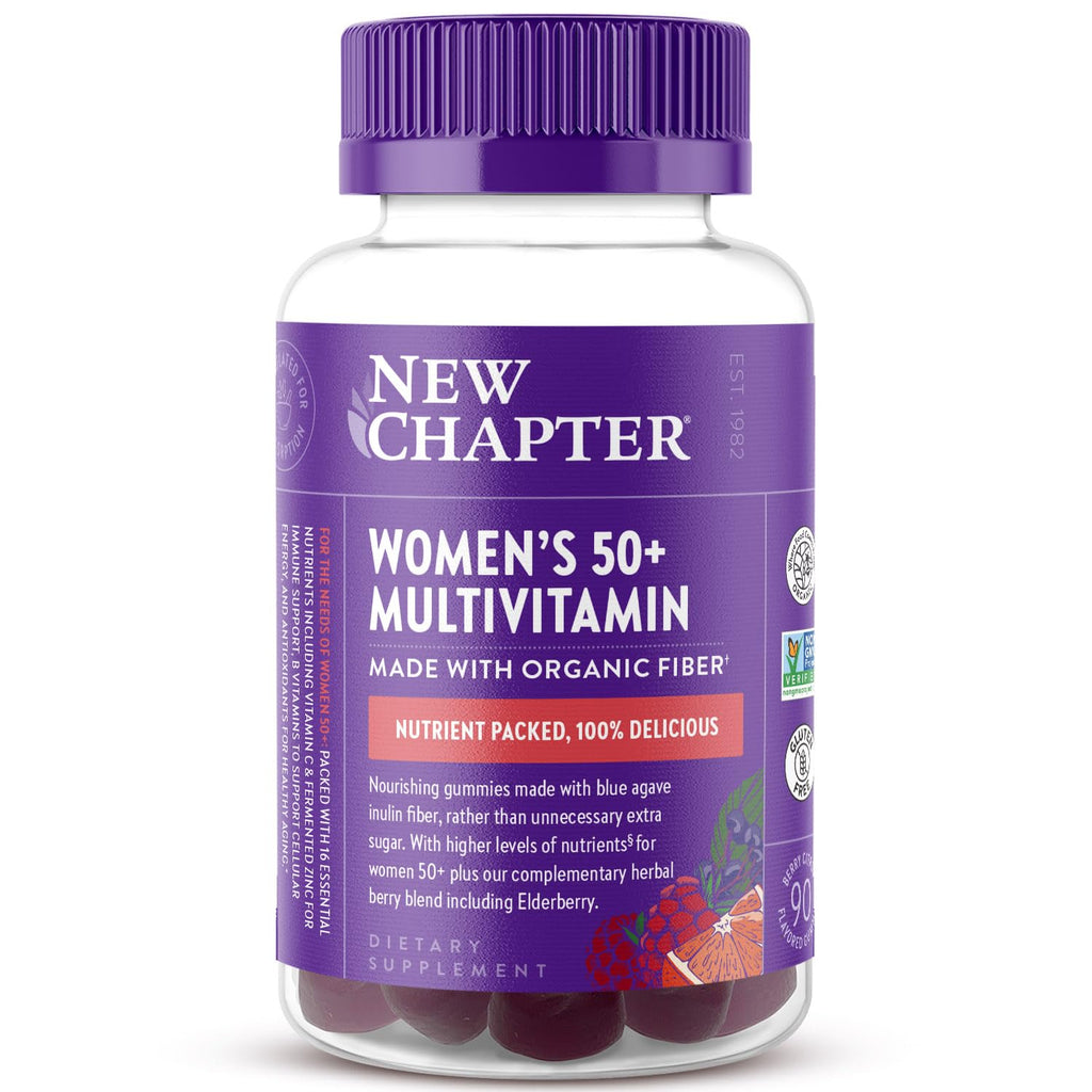 New Chapter Women's 50+ Multivitamin Gummies Berry Citrus - 90 Count