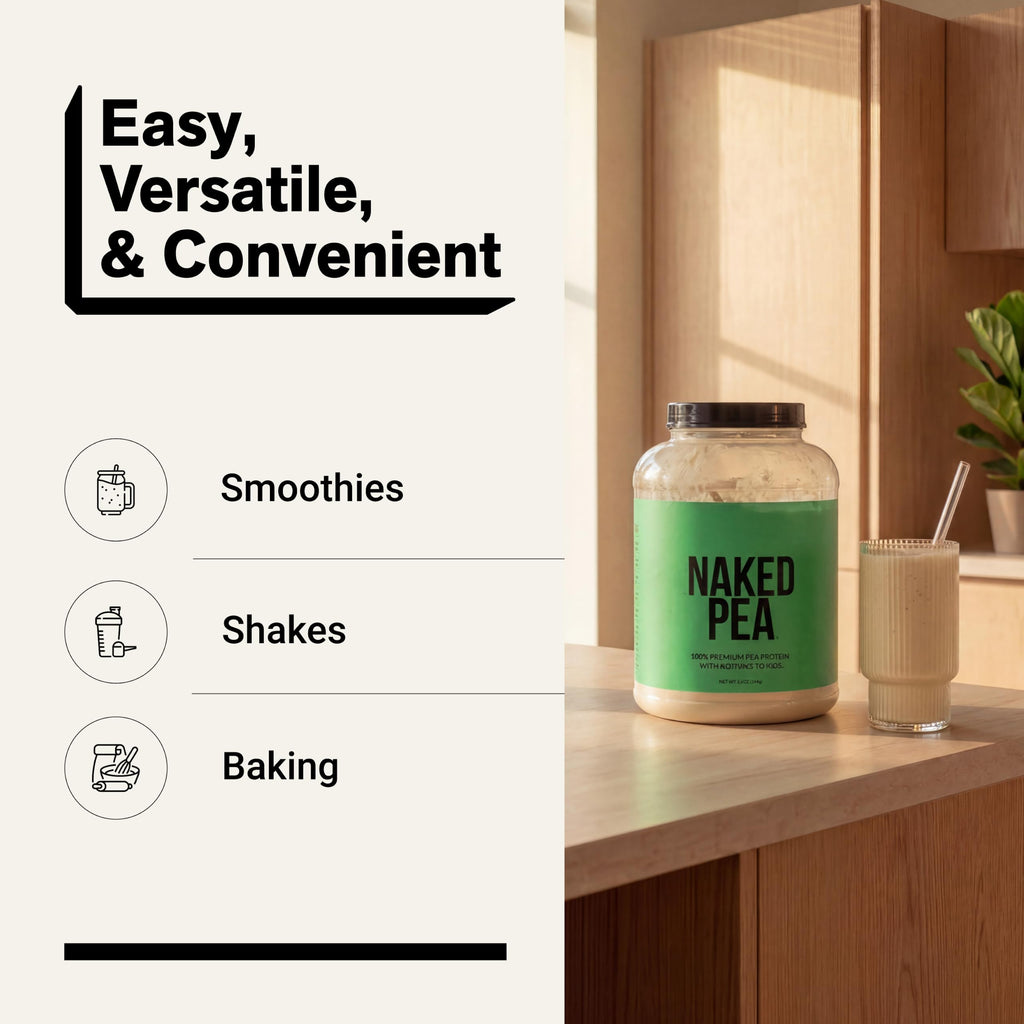 NAKED Pea 100% Pea Protein Powder - 5 LB - image 7