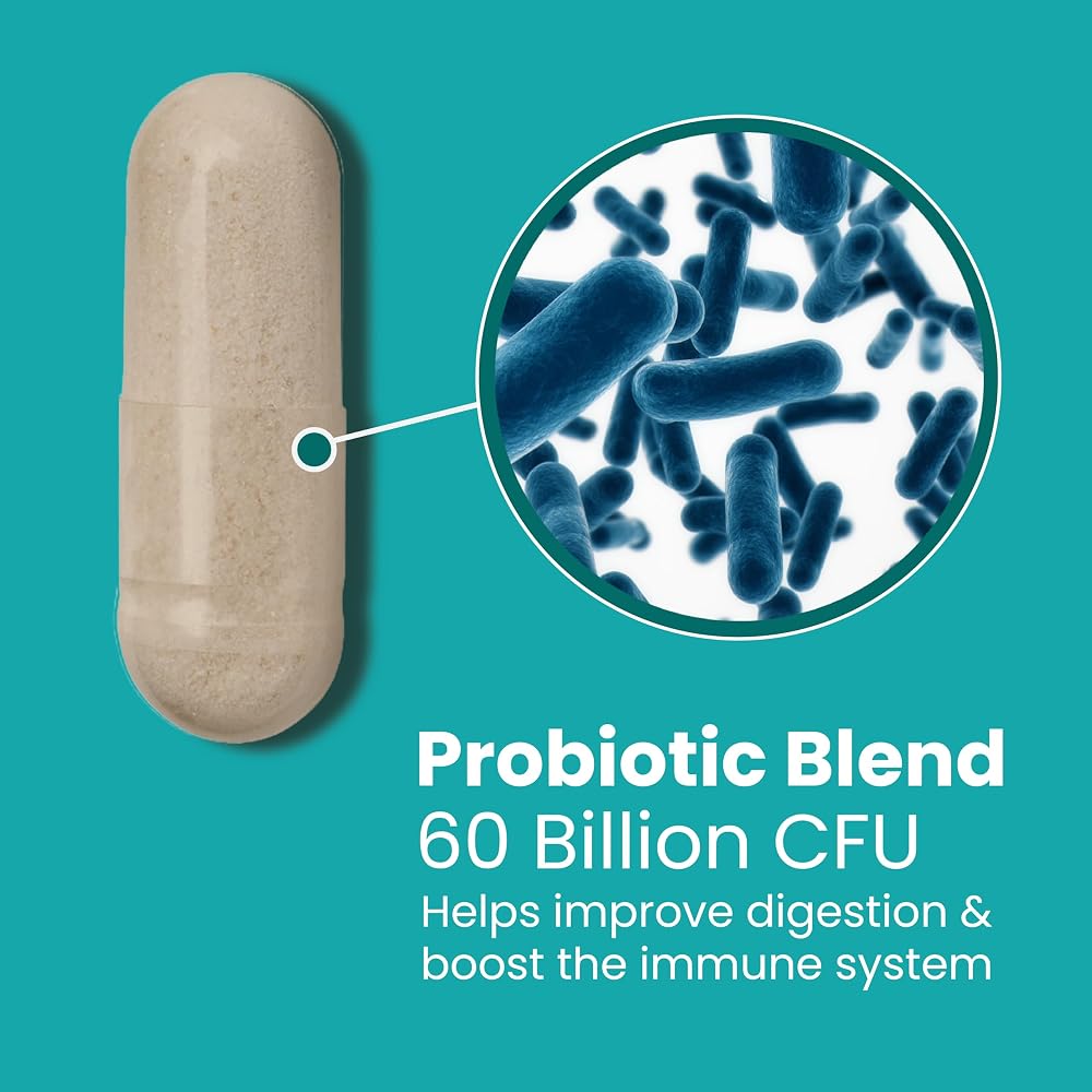 Sanar Naturals Probiotics 60 Billion CFU 10 Strains - 120 Capsules - image 4
