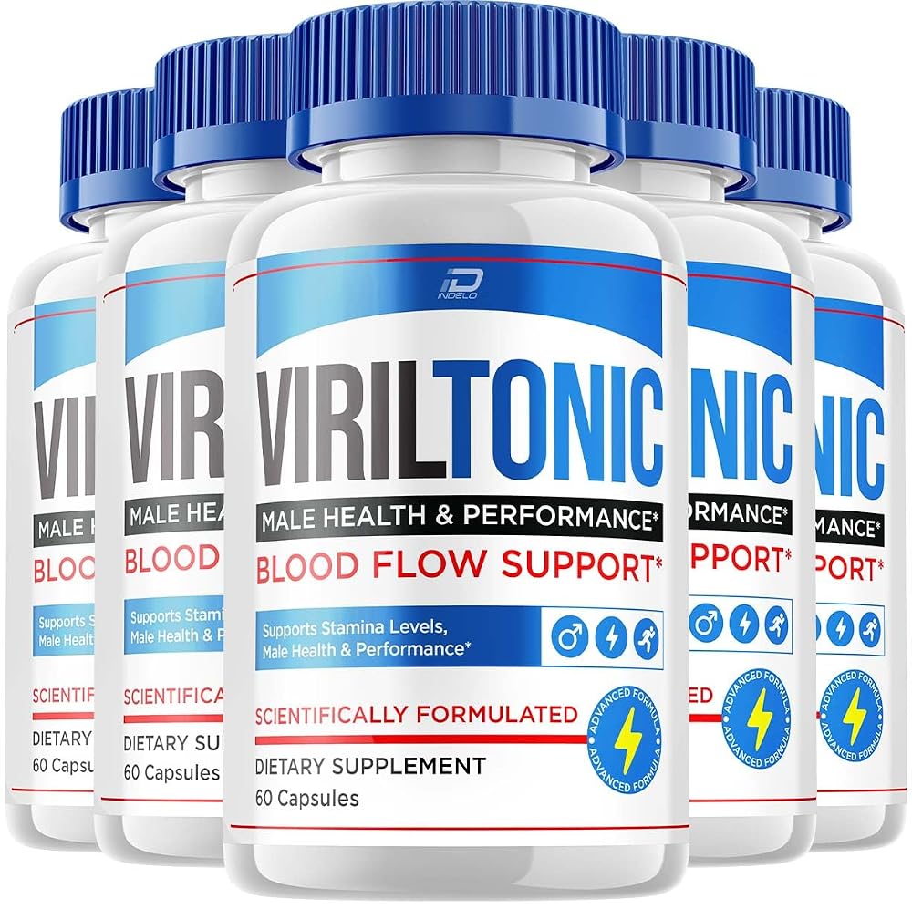 Indelo Viril Tonic for Men Advanced Performance Supplements - 300 Capsules