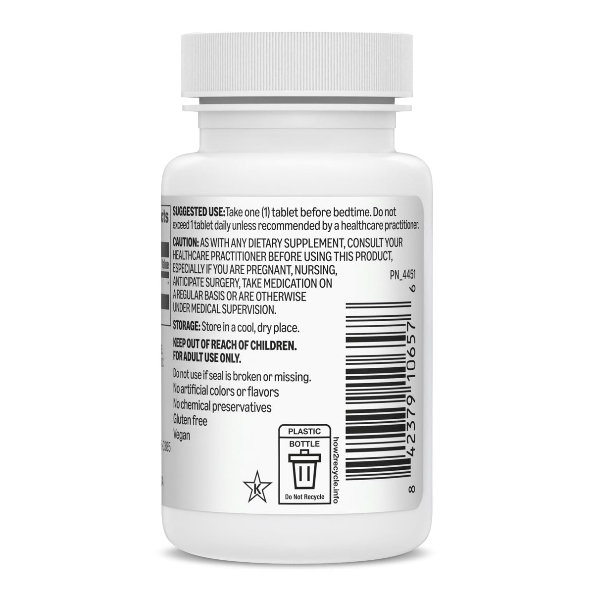 Amazon Basics Melatonin 3mg Sleep Support - 260 Tablets - image 6