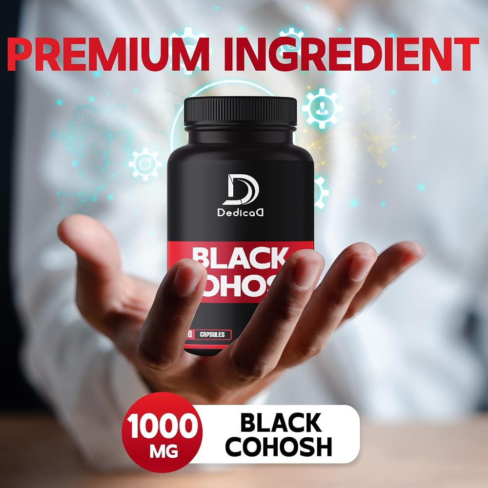 DEDICAD Black Cohosh 1000mg - 240 Capsules - image 2