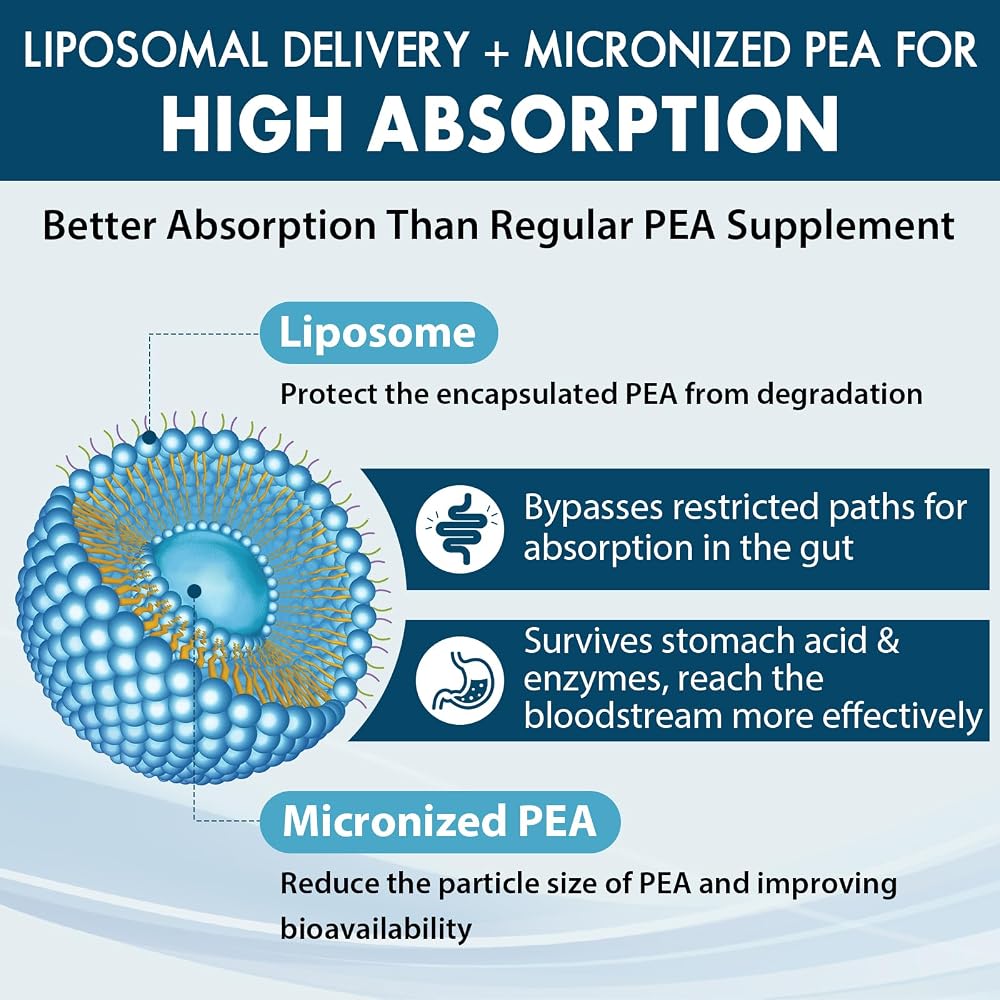 Ulmubra Liposomal Palmitoylethanolamide 1300 MG Plus Luteolin 100MG