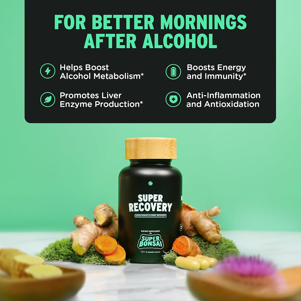 SuperBonsai Super Recovery Capsules for Post Celebration and Morning