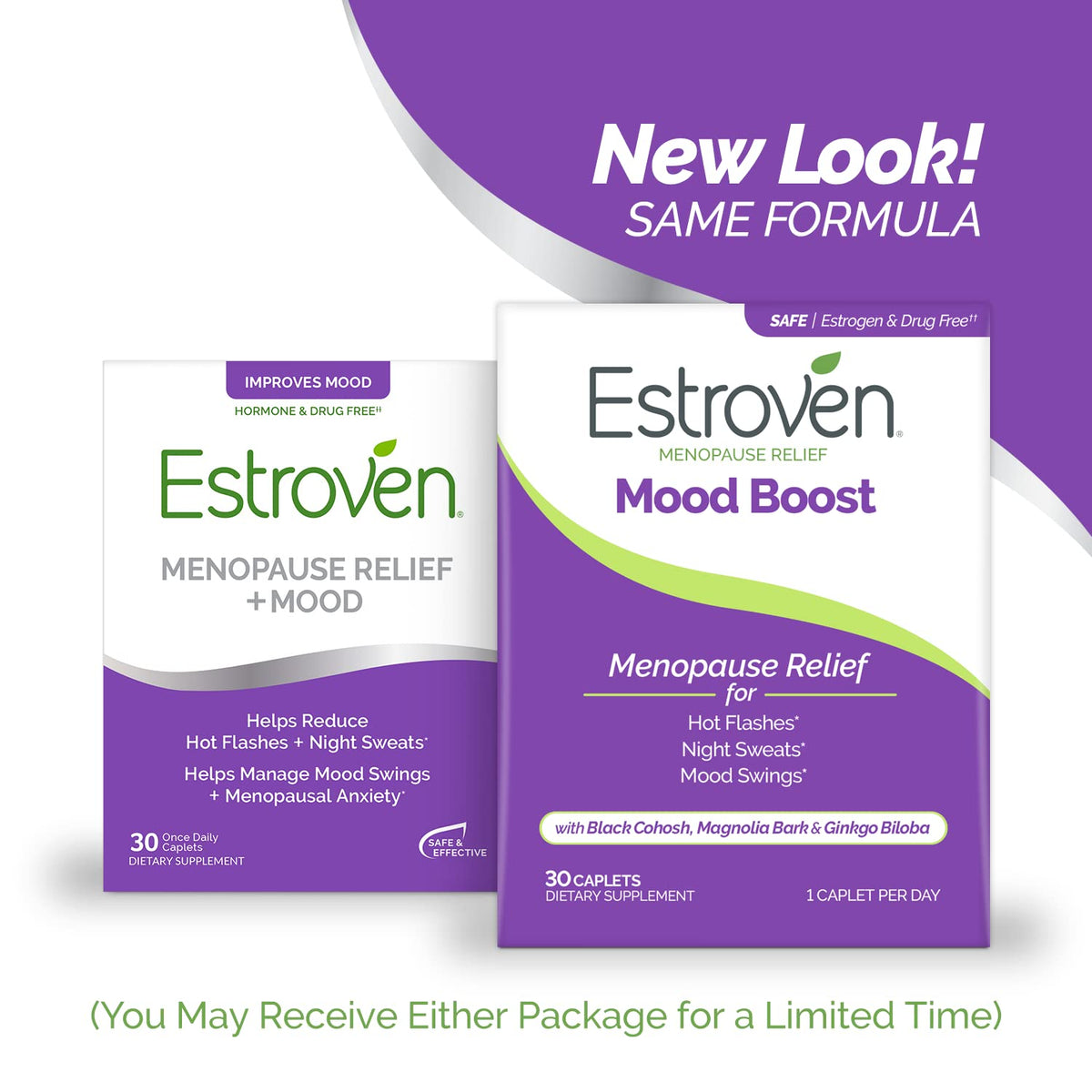 Estroven Mood Boost Menopause Relief Supplement - 30 Capsules - image 3