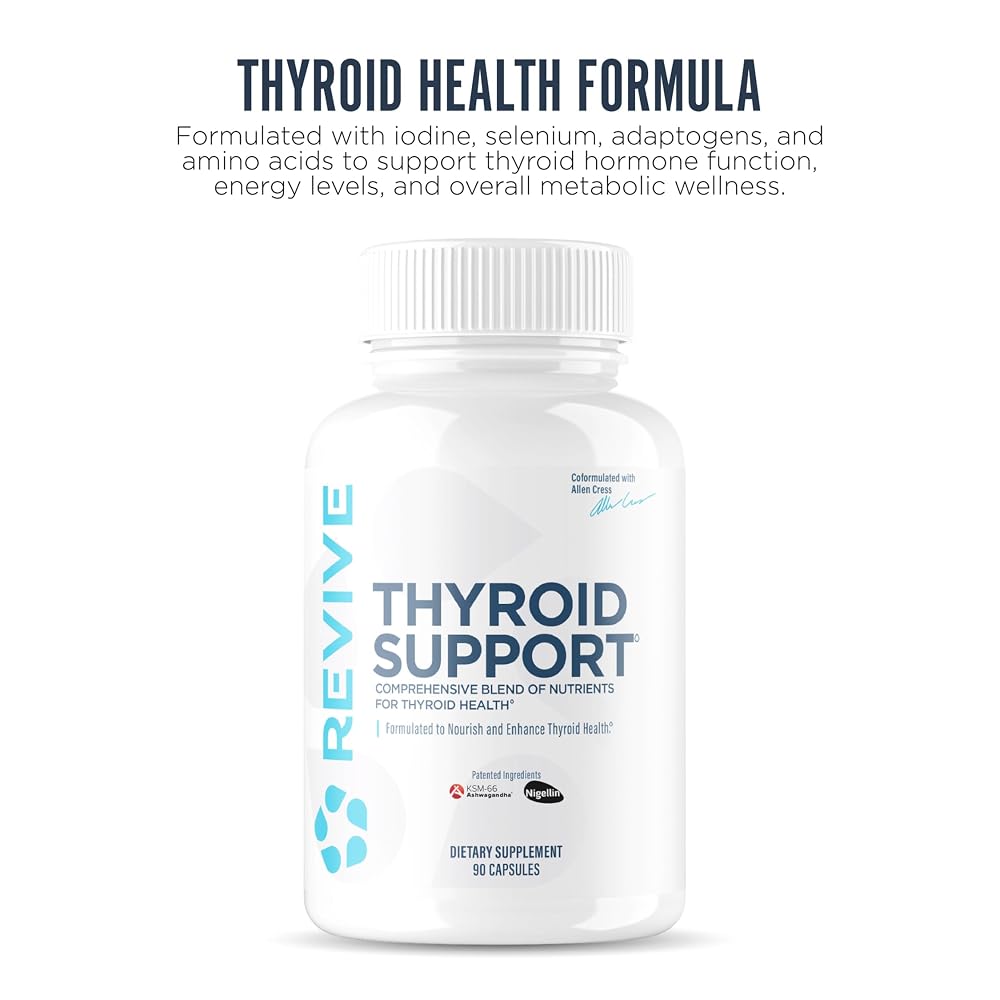 Revive MD Thyroid Support Supplement for Men & Women - 90 Capsules - image 3