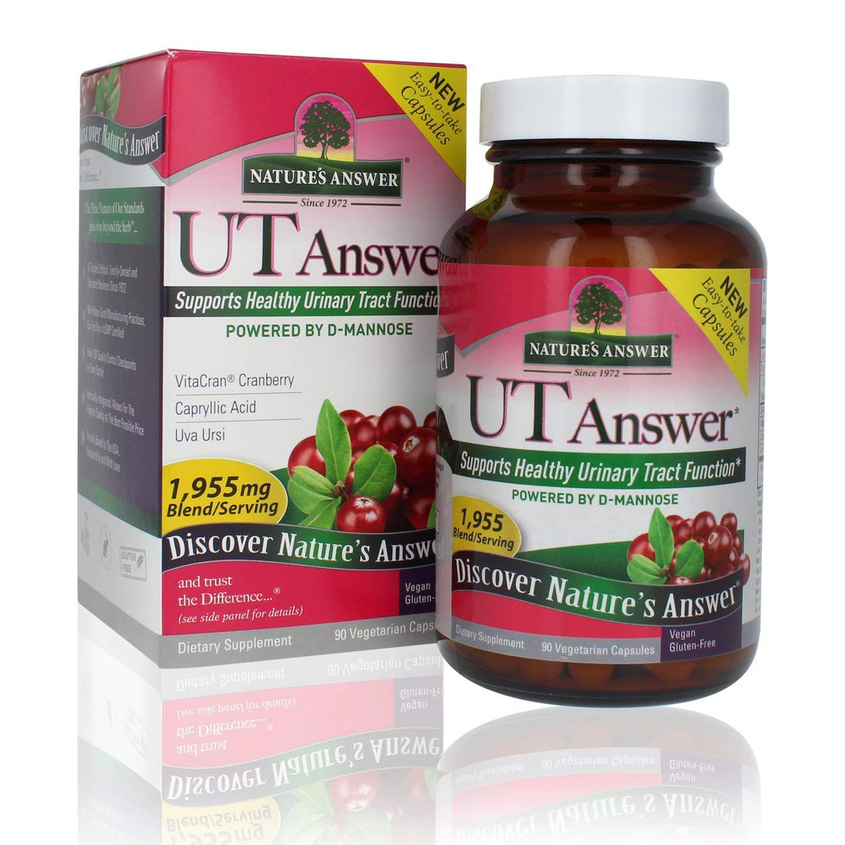 Nature's Answer UT Answer with D-Mannose 1955mg - 90 Vegetarian Capsules