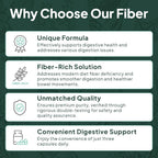 Organics Ocean Better Fiber - Daily Fiber Supplement - Soften Stool