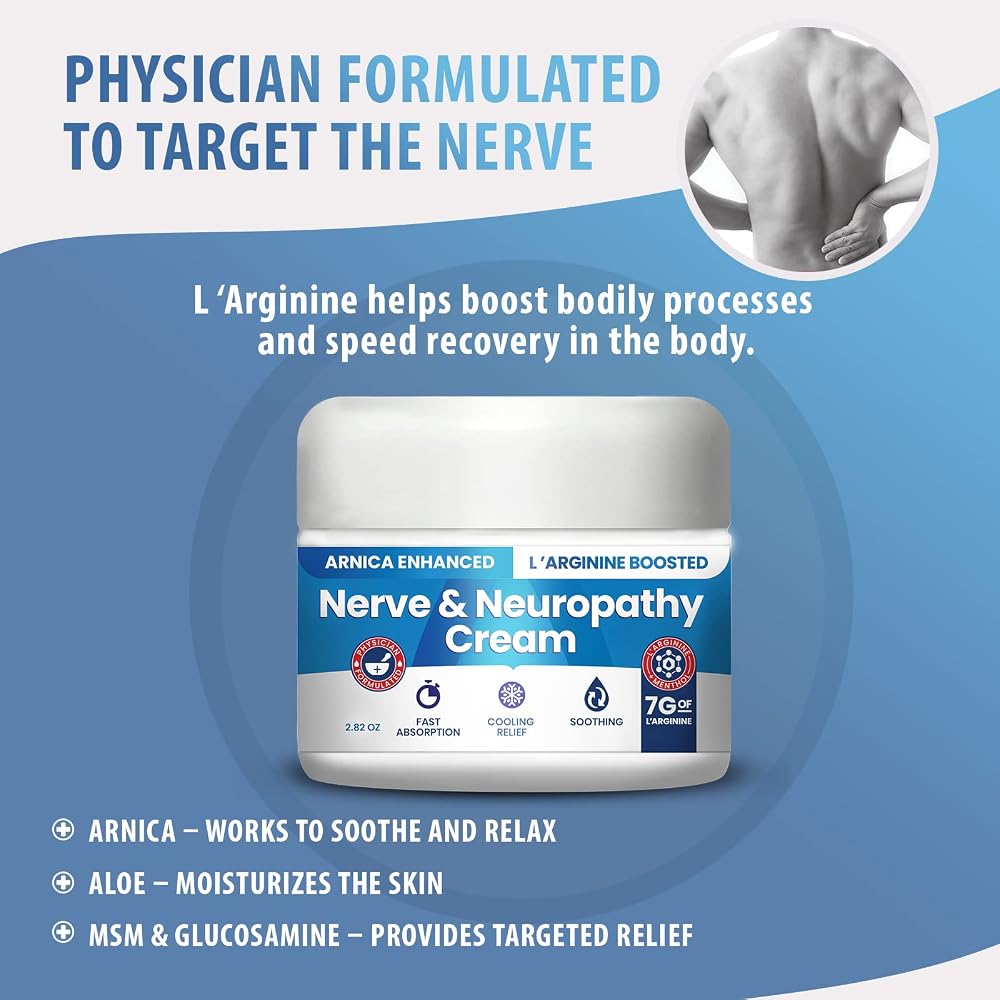 M Pain Management Neuropathy Cream with L-Arginine - 2.82 oz - image 4