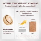 QVQ Vitamin D3 K2, 300 Softgels, Coconut Oil, Gluten-Free, Non-GMO